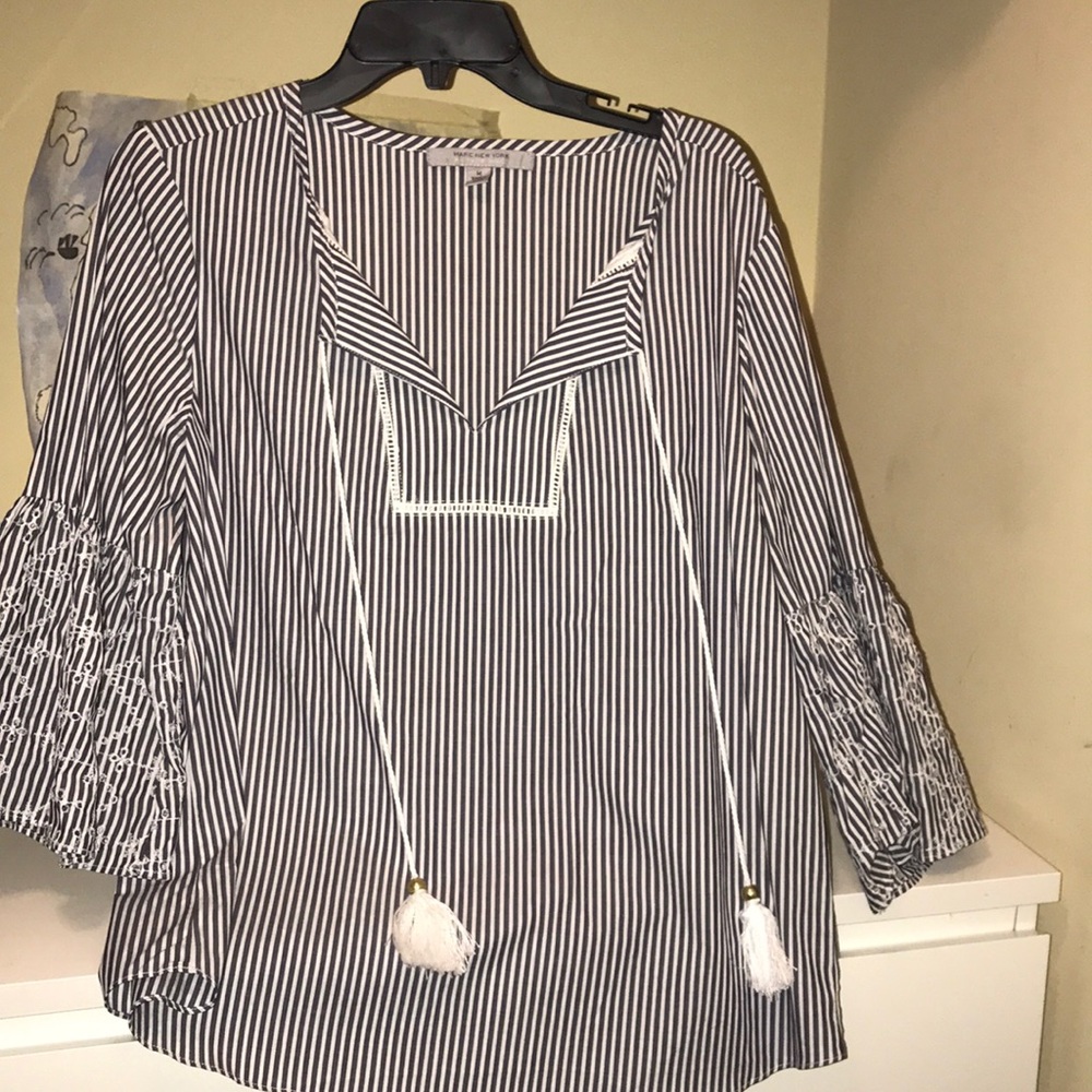 ANDREW MARC blouse!!